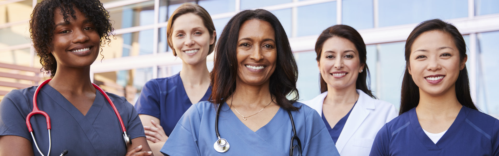diverse group of doctress